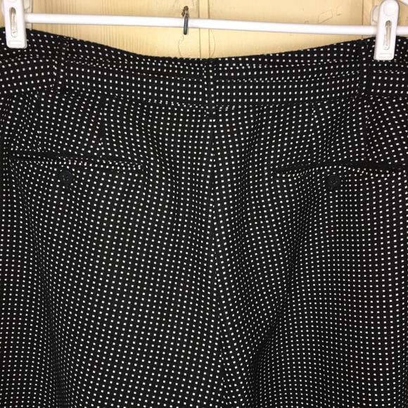 Lane Bryant Knit Mini Dot Wide Leg PANT Belted - Picture 7 of 8